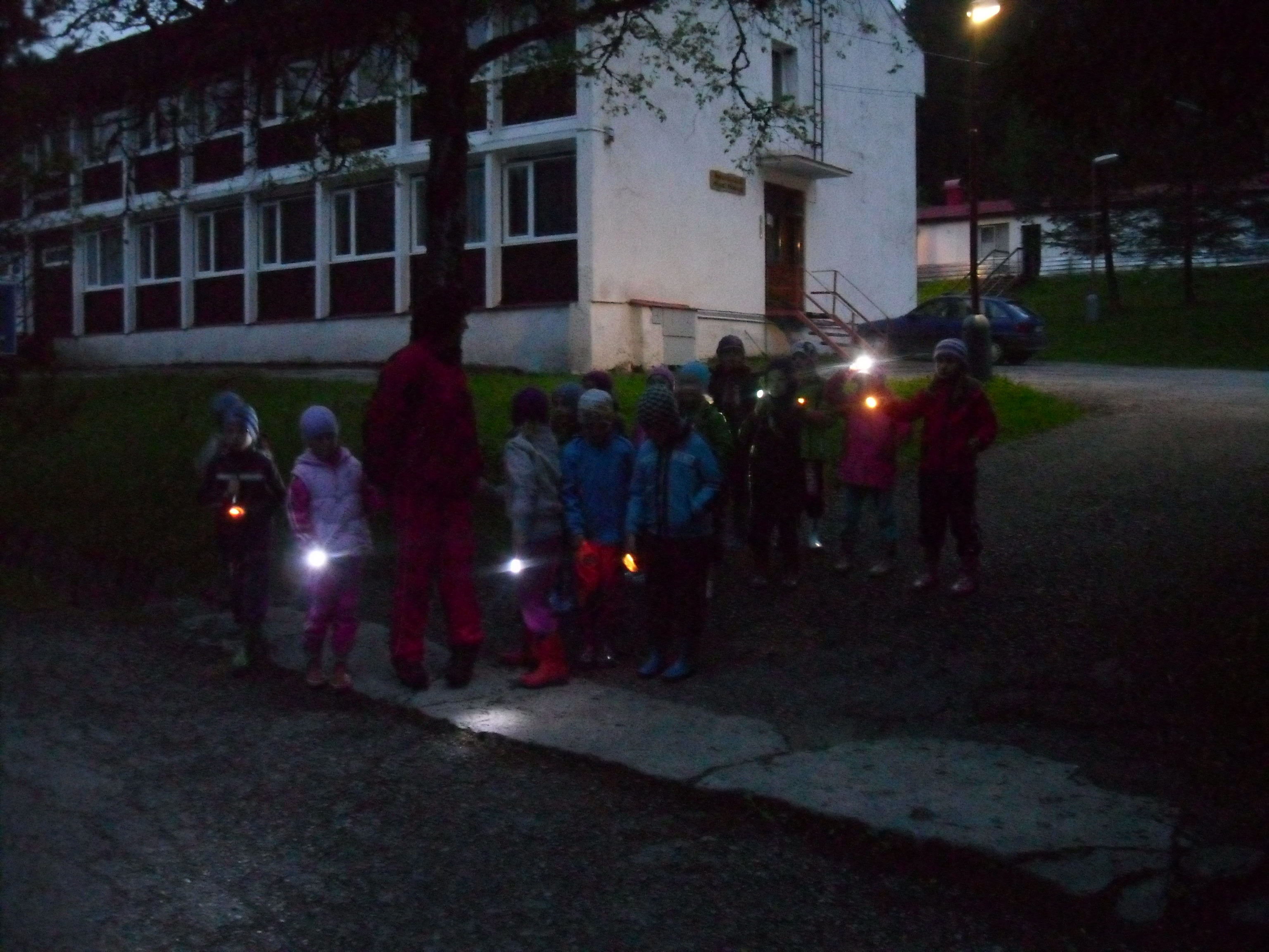 večerné hľadanie pokladu